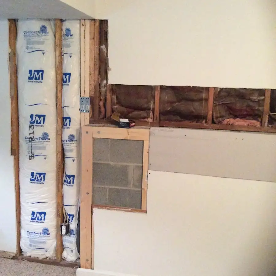 Wall insulation replacement during Structural Drying in Wilmington